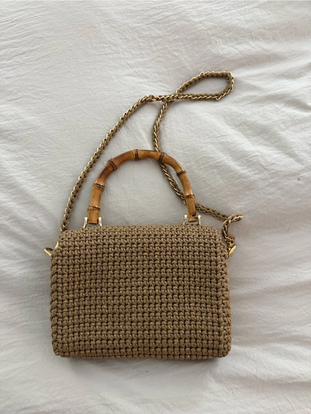 Mara Brazil Serena Lurex Woven Bag
